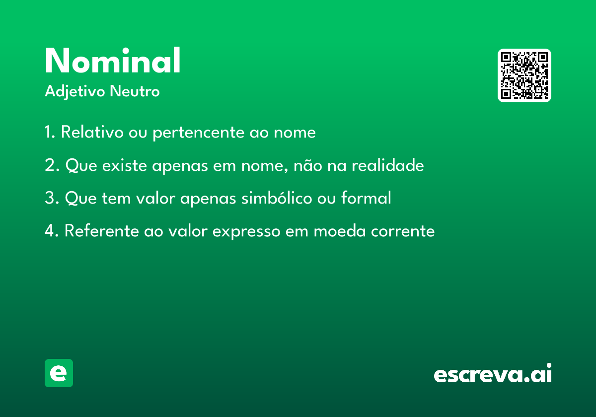 nominal