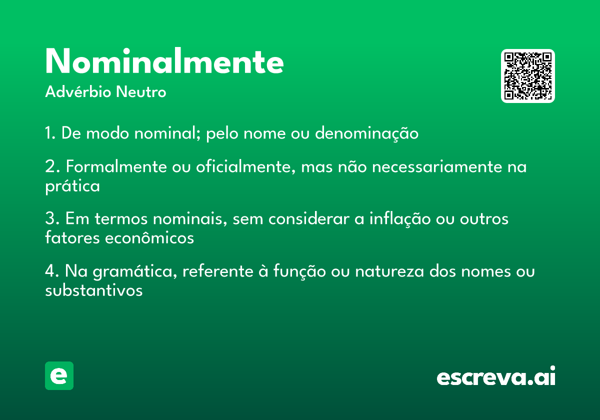 nominalmente