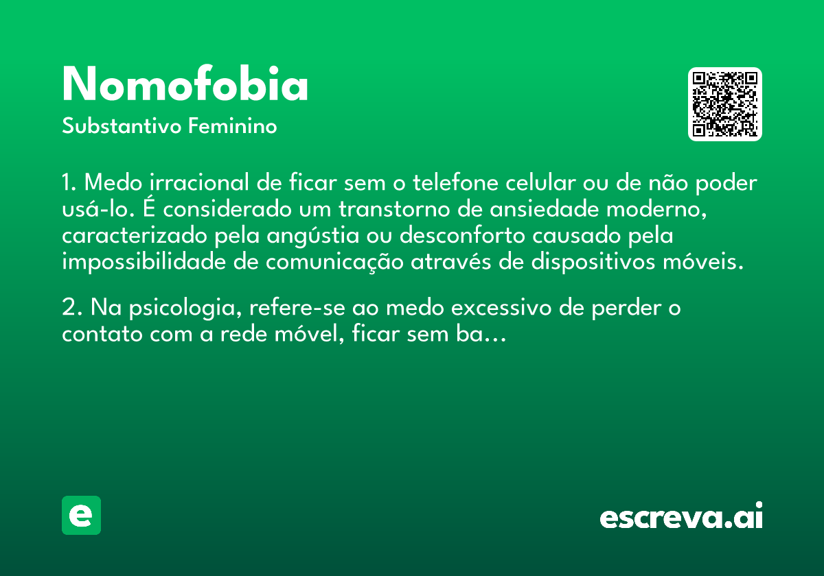 nomofobia