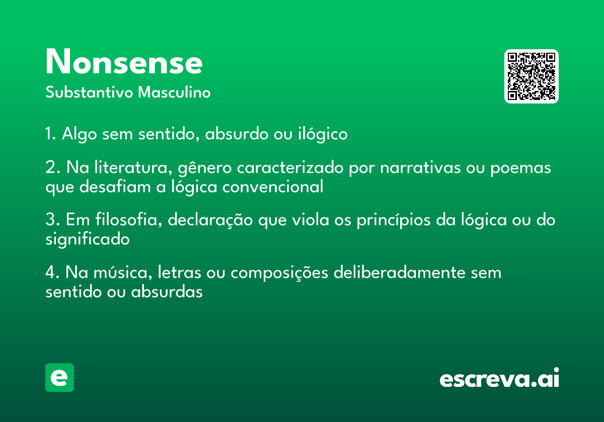 nonsense