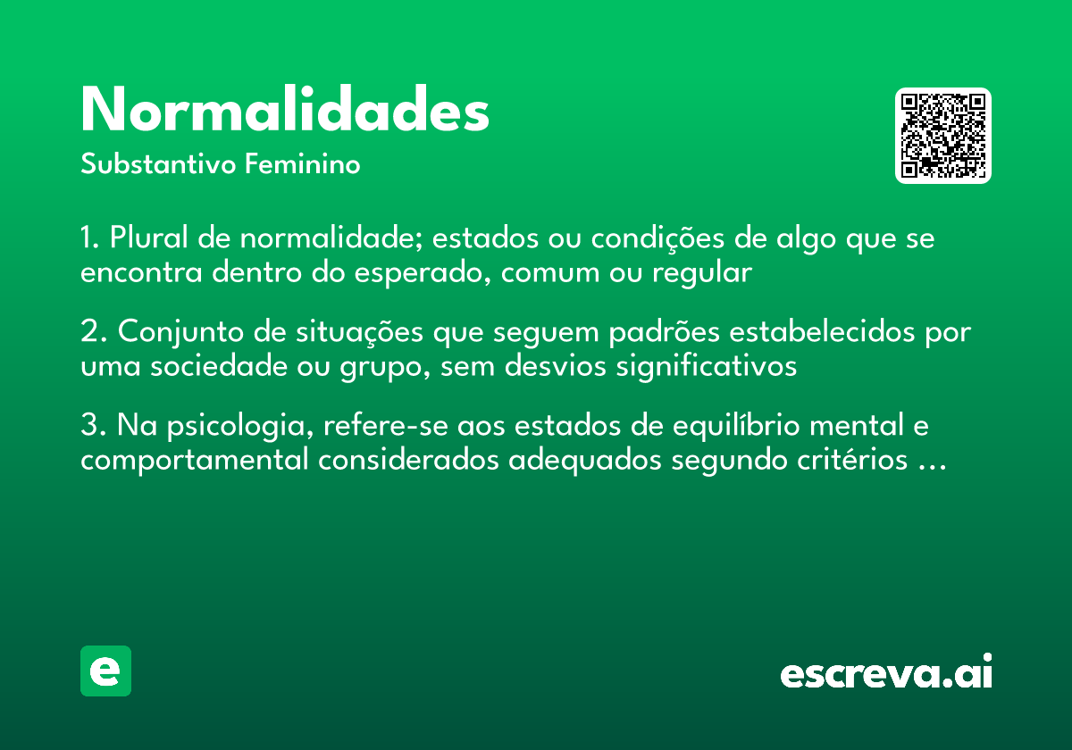 normalidades