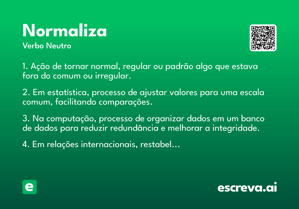 normaliza