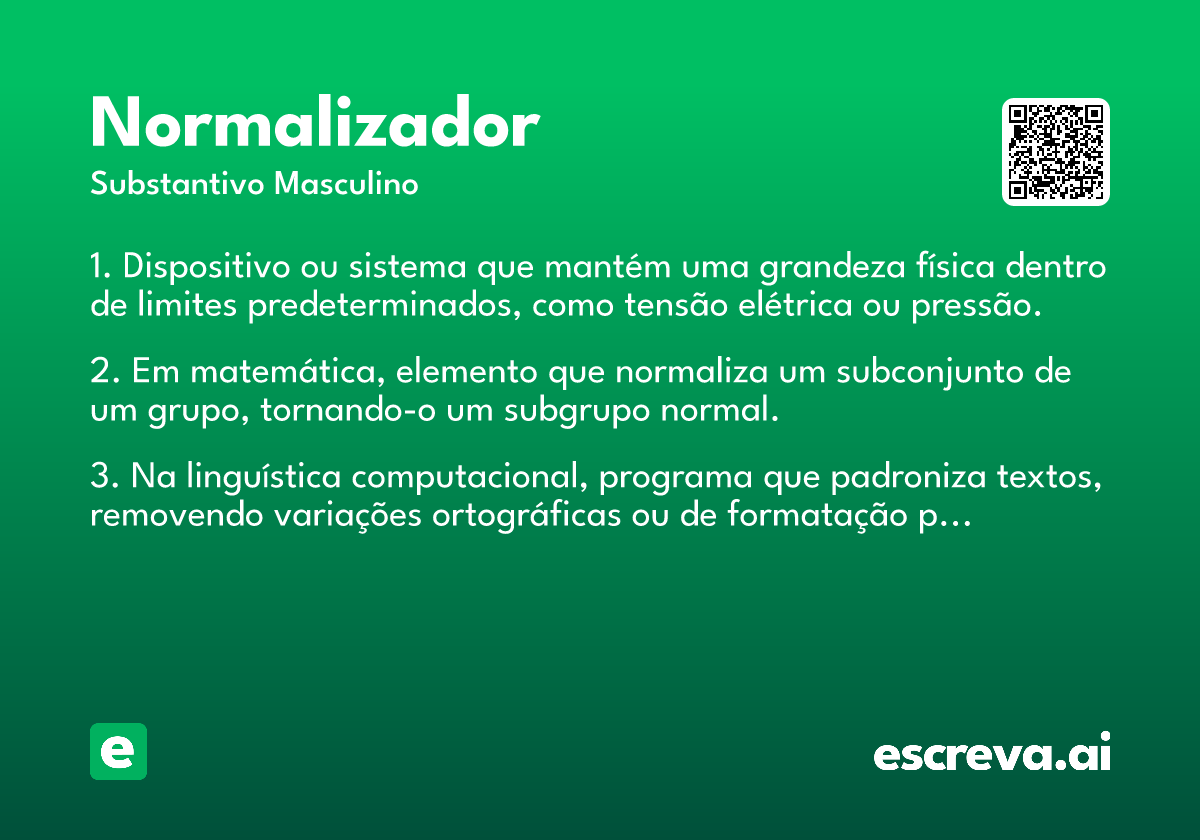 normalizador