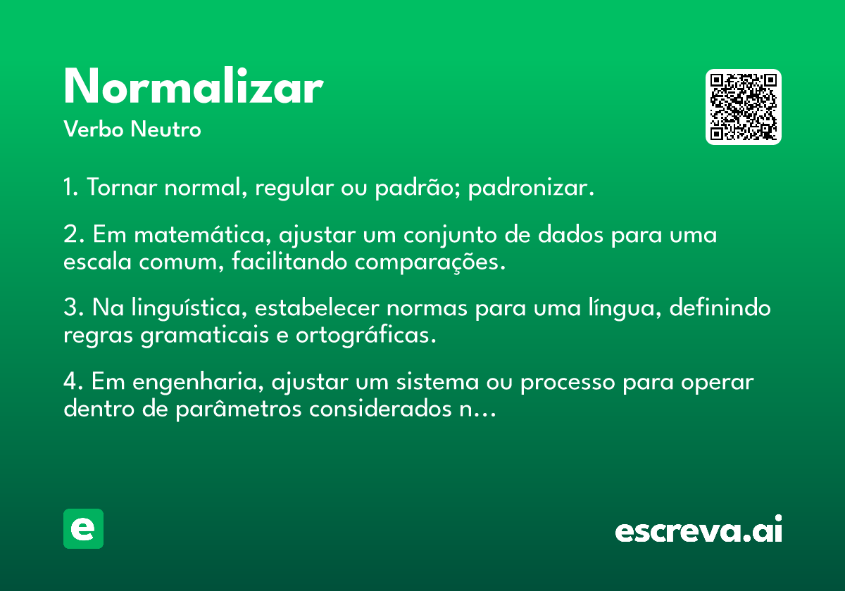 normalizar