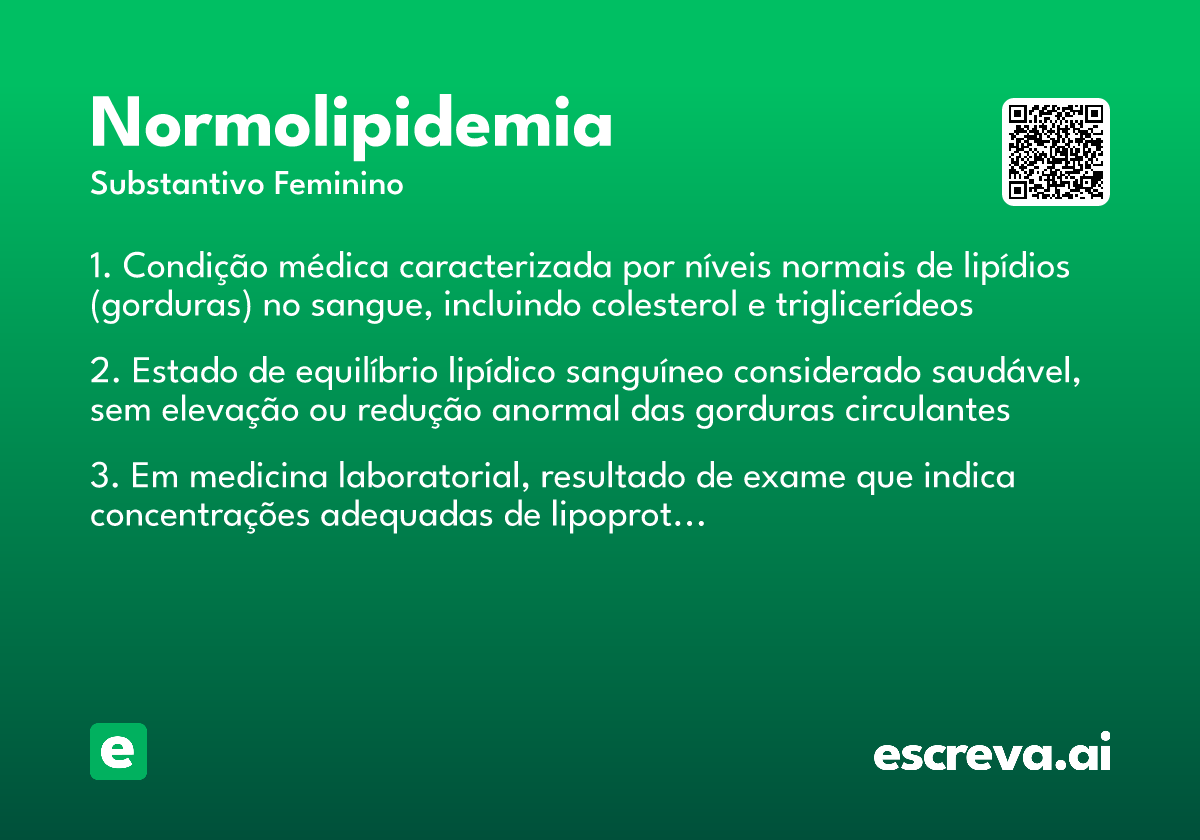 normolipidemia