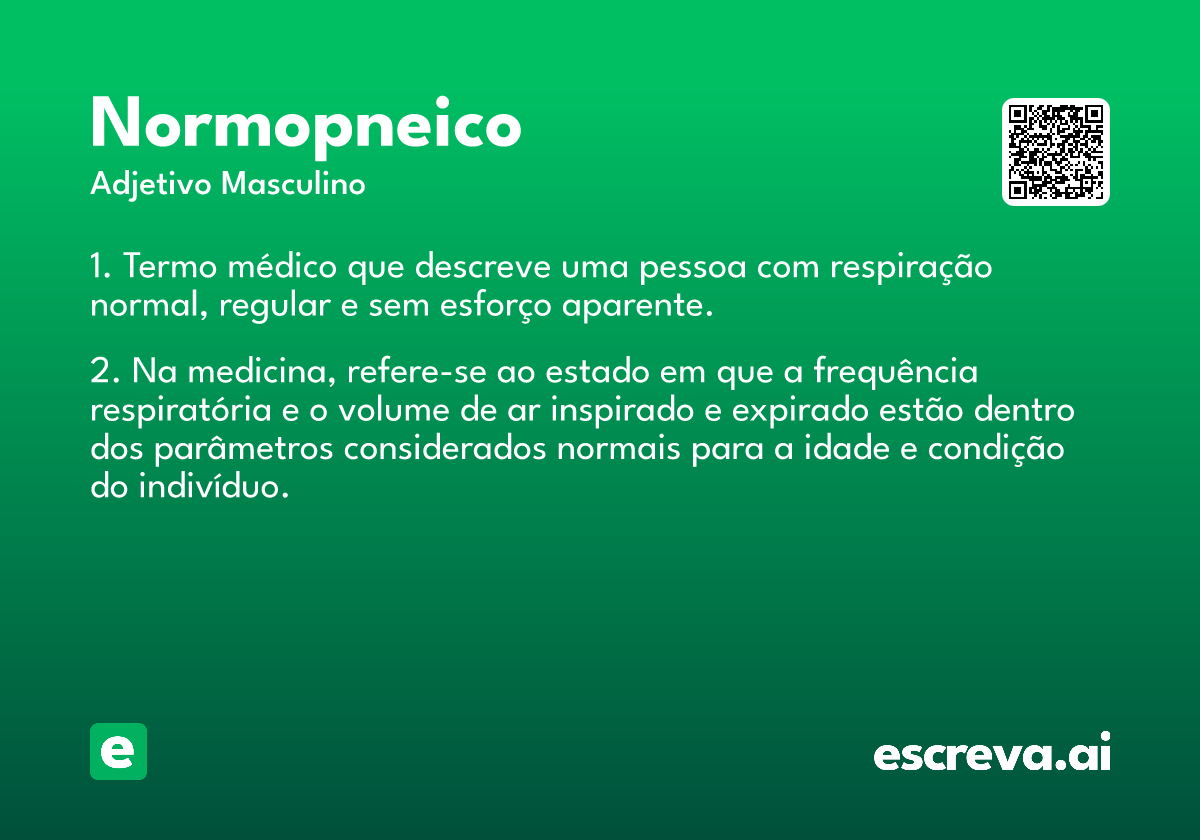 normopneico
