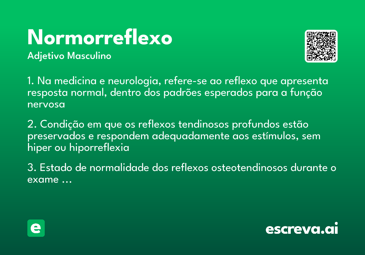 normorreflexo