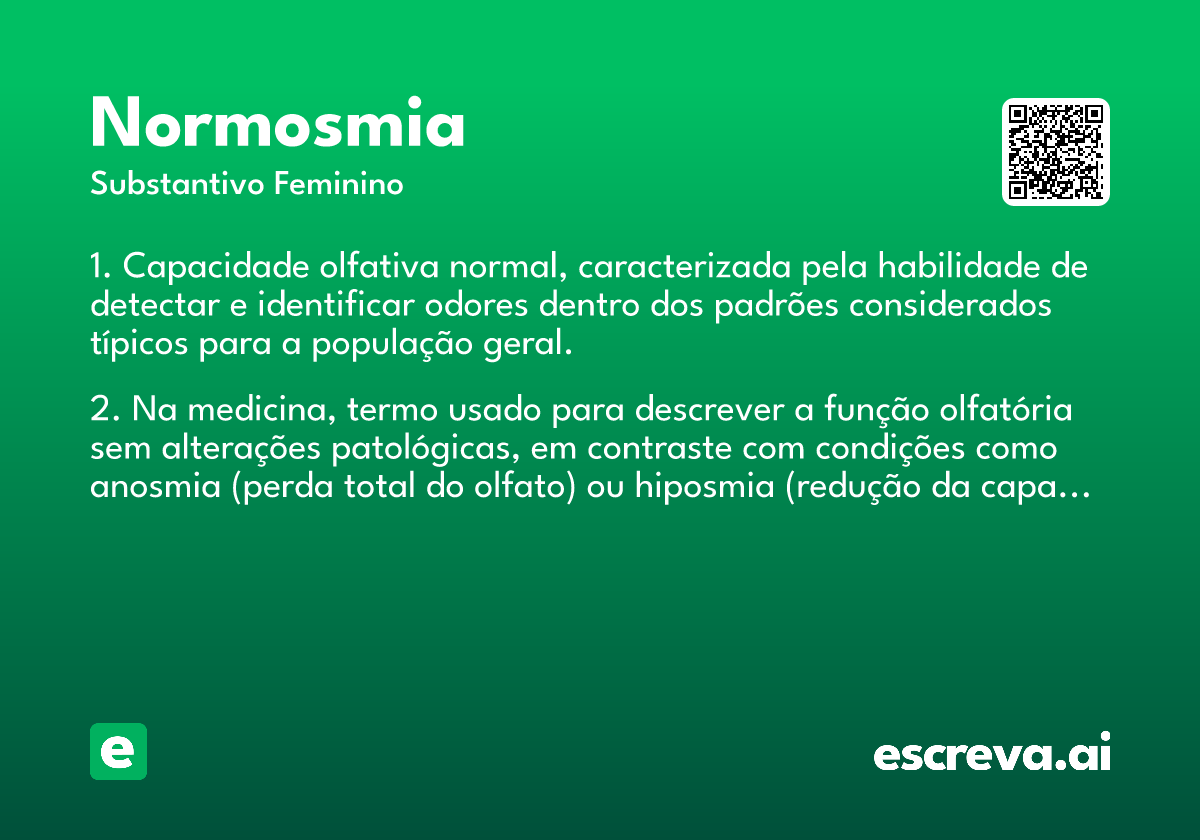 normosmia