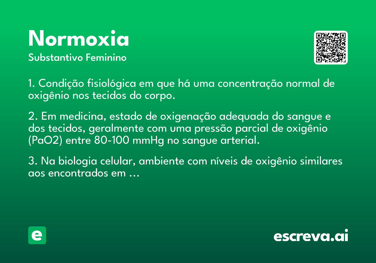normoxia
