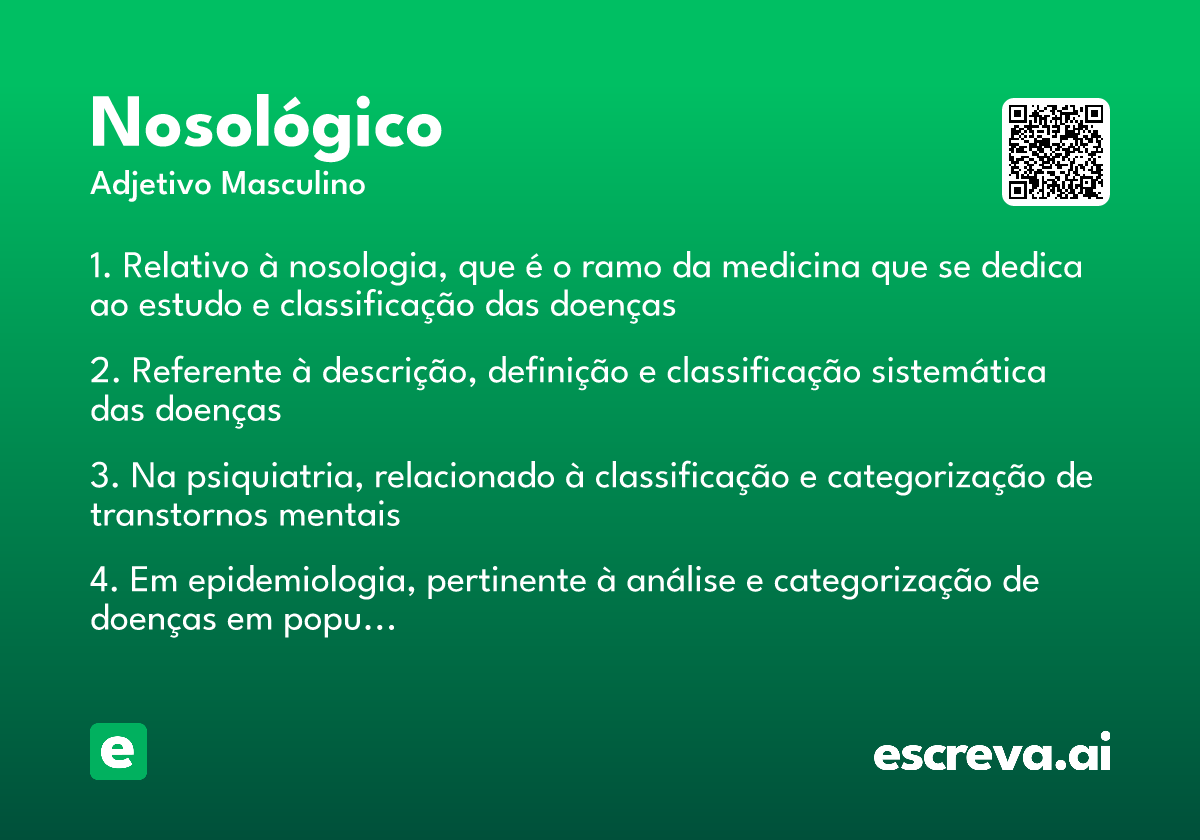 nosológico