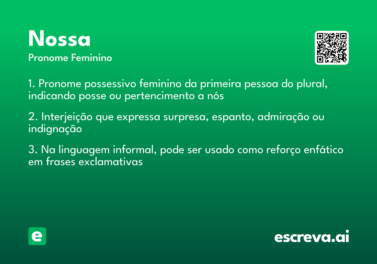 nossa
