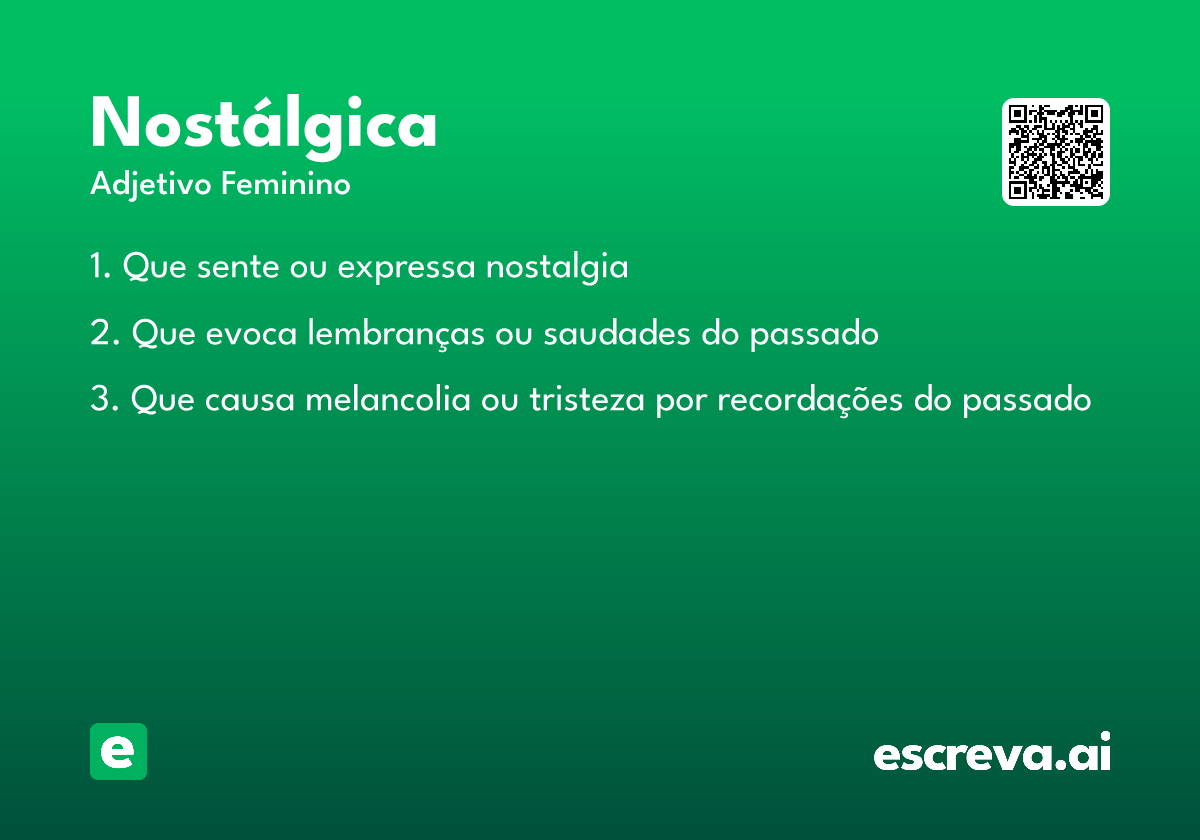nostálgica