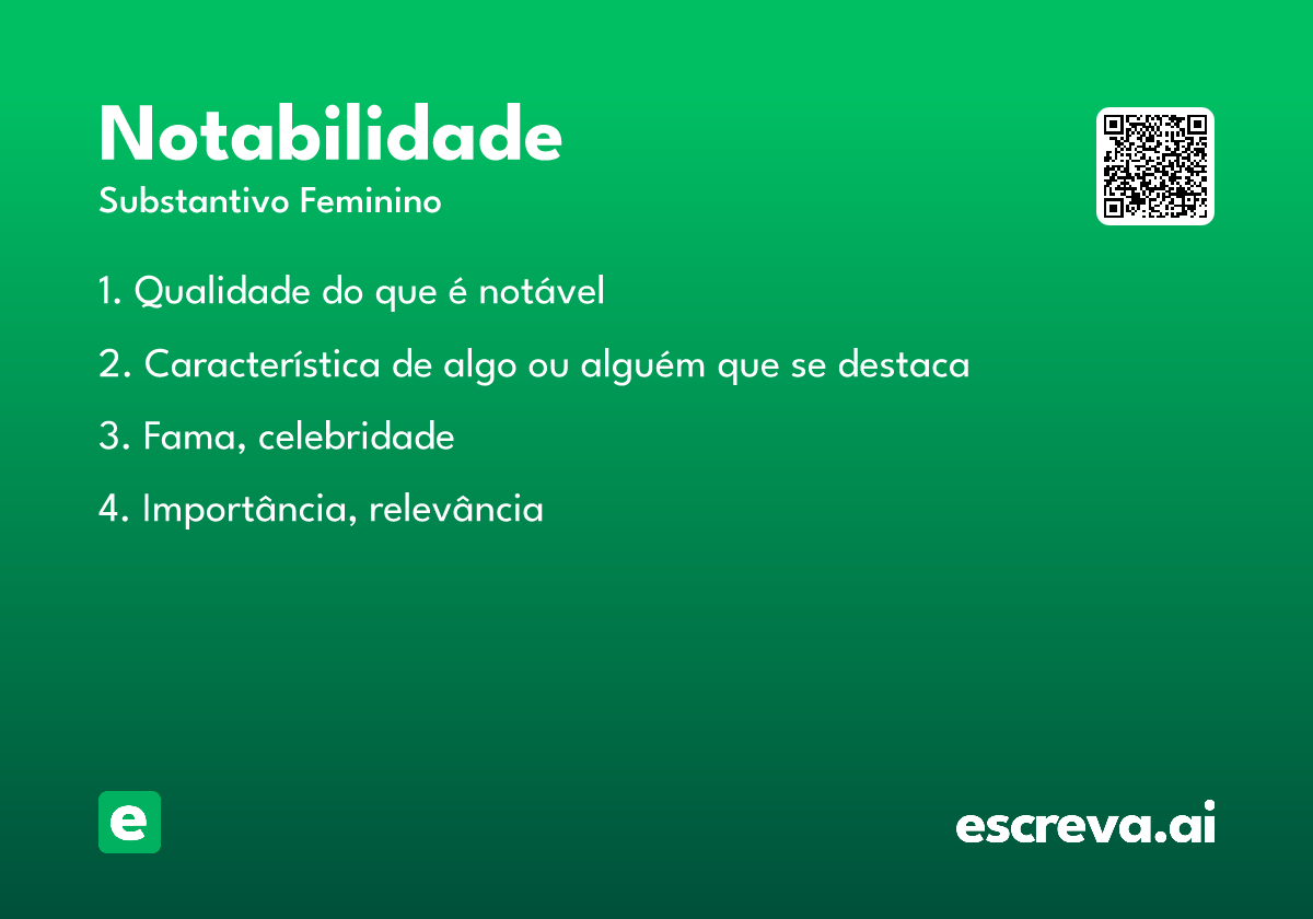 notabilidade