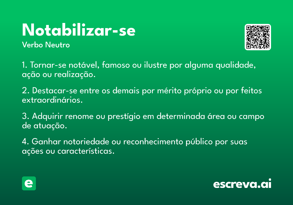 notabilizar-se