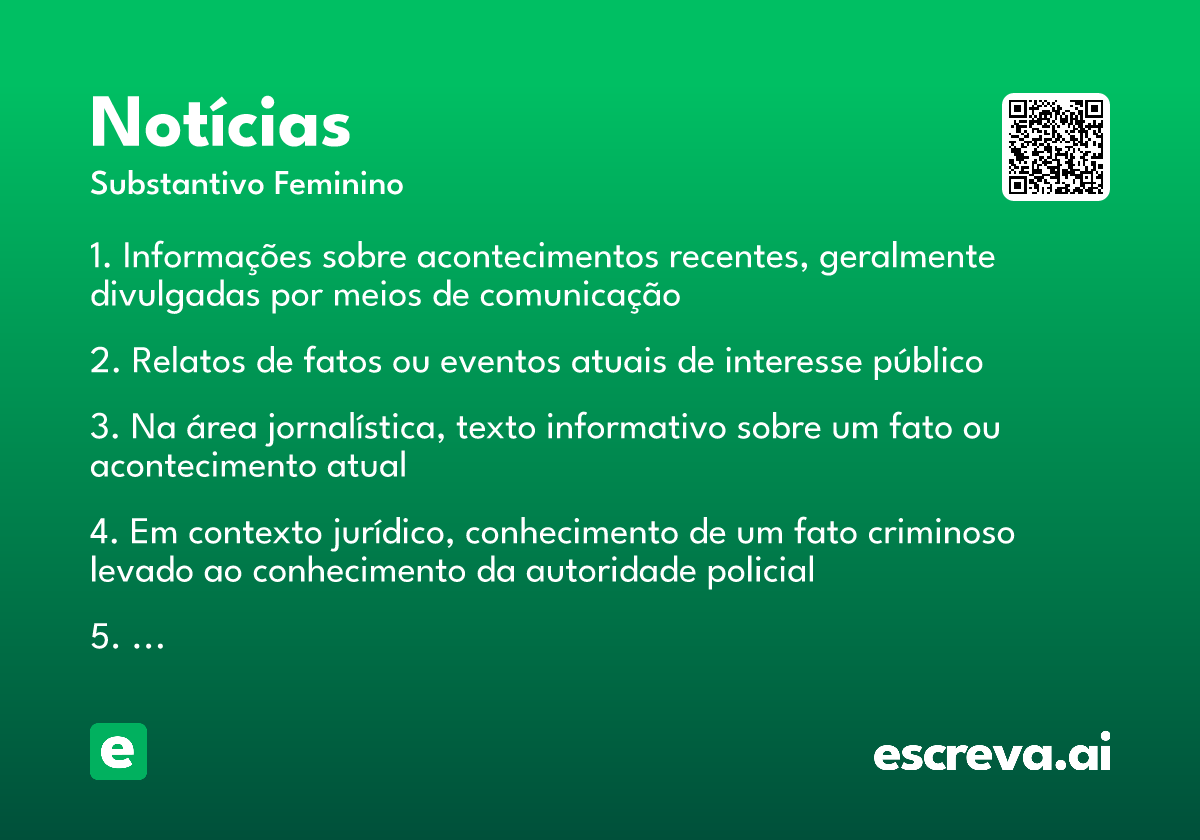 notícias