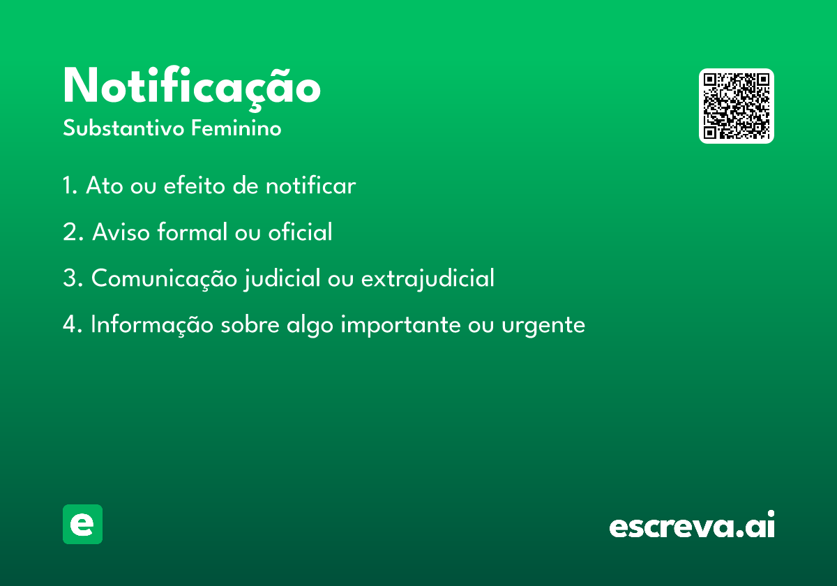notificação