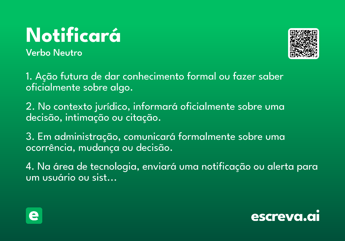 notificará