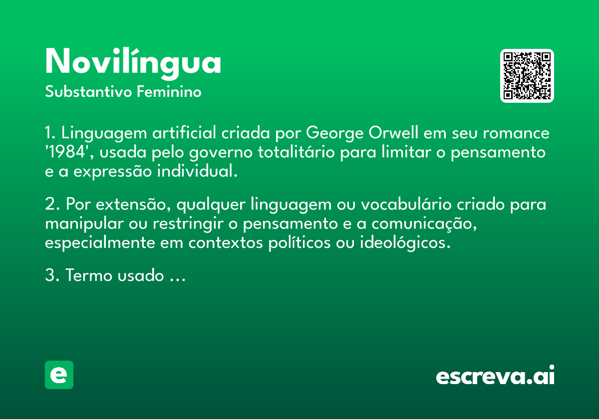 novilíngua