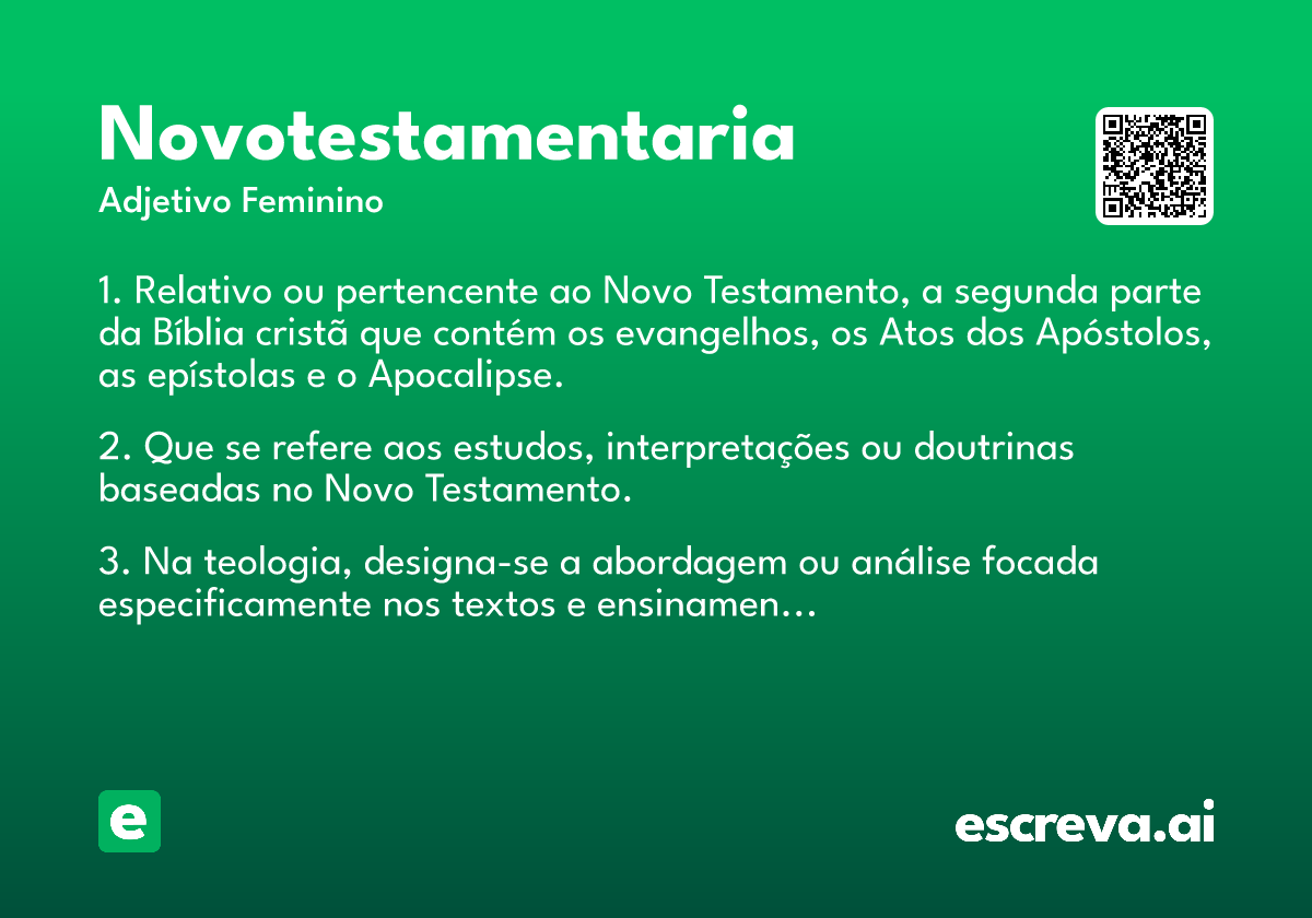 novotestamentaria