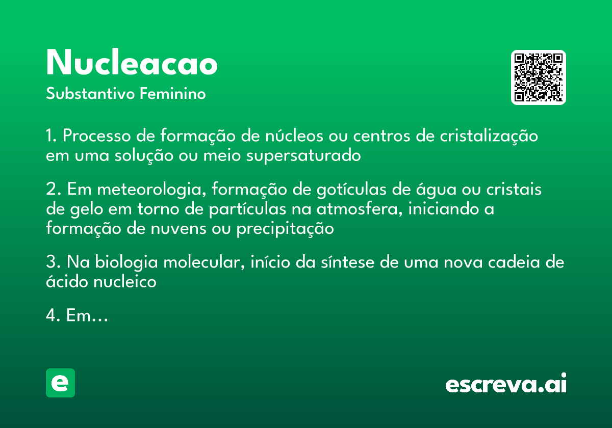 nucleacao