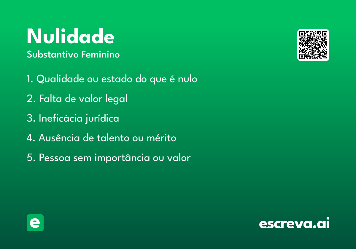 nulidade