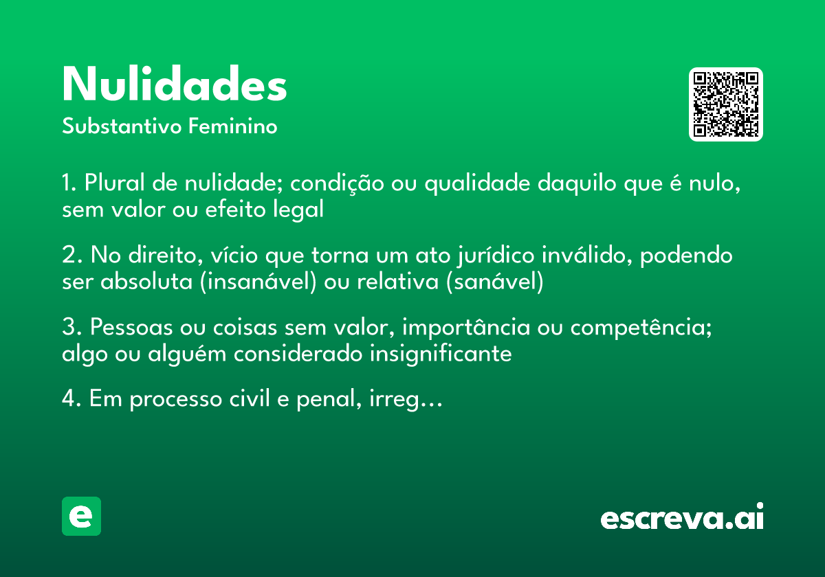 nulidades