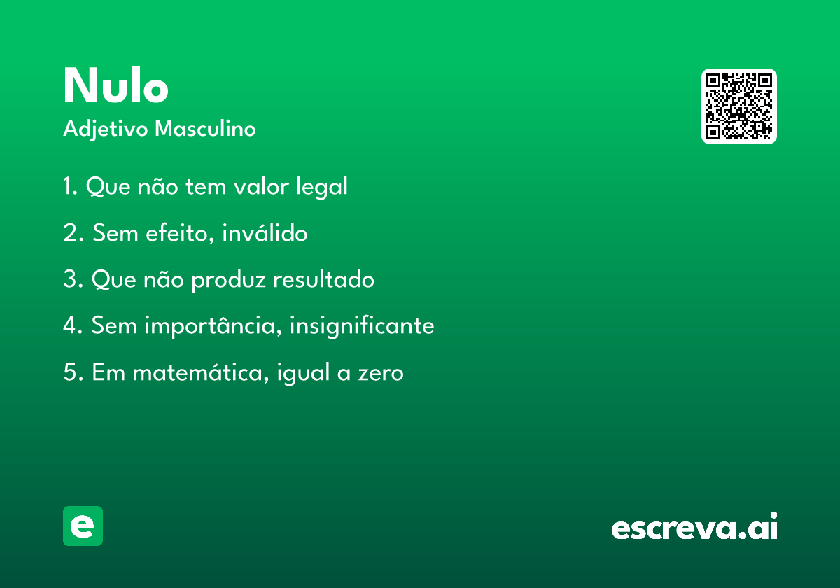 nulo
