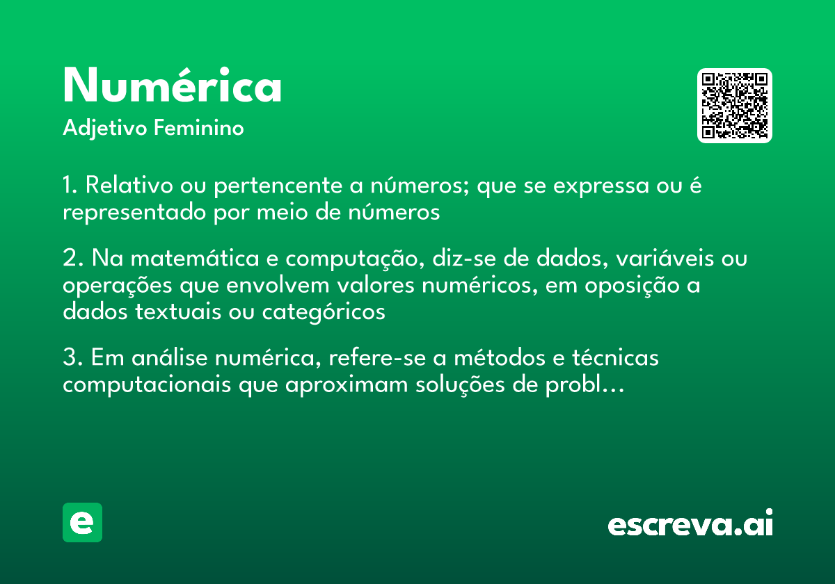 numérica