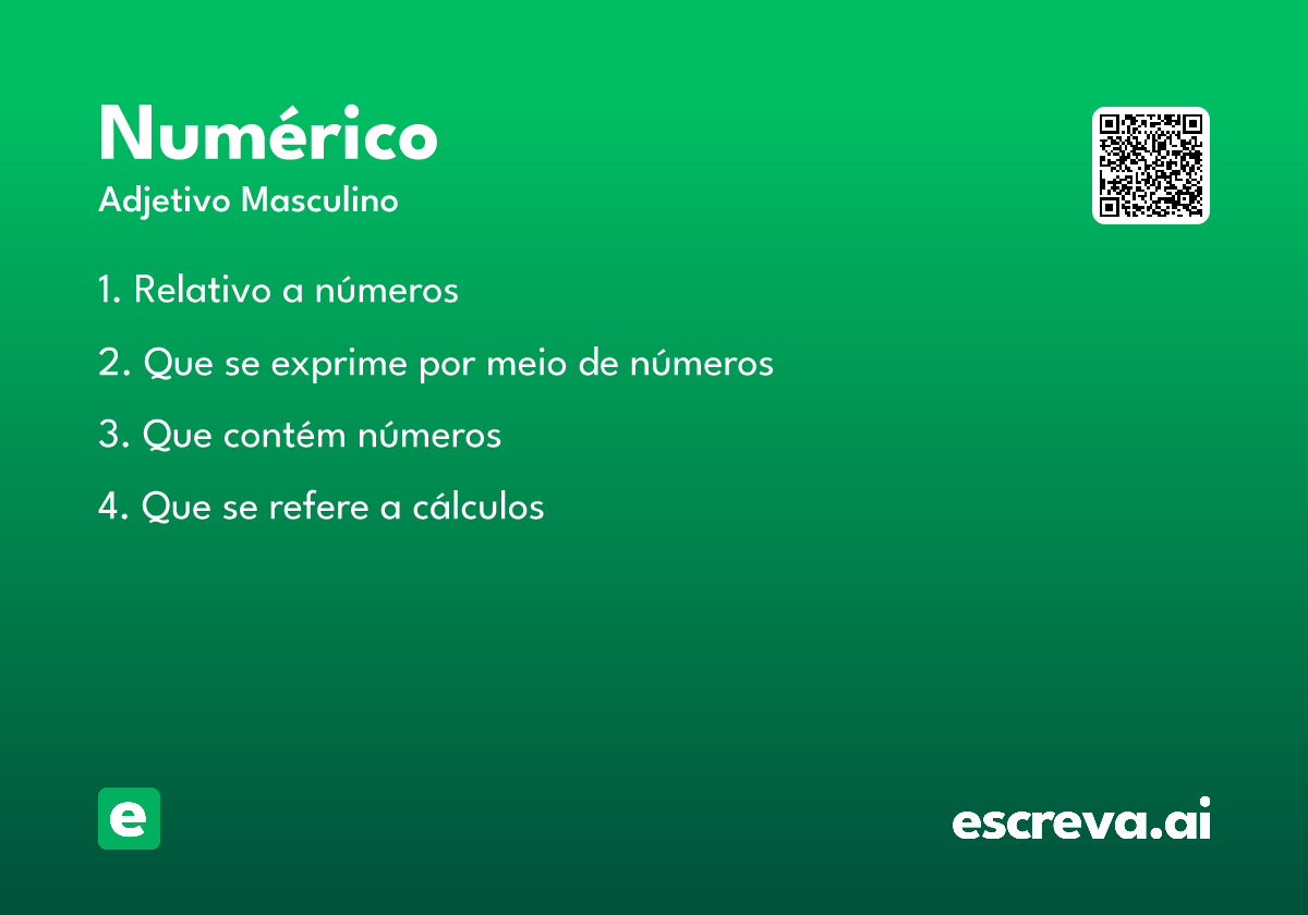 numérico