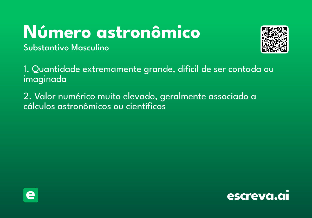 número astronômico