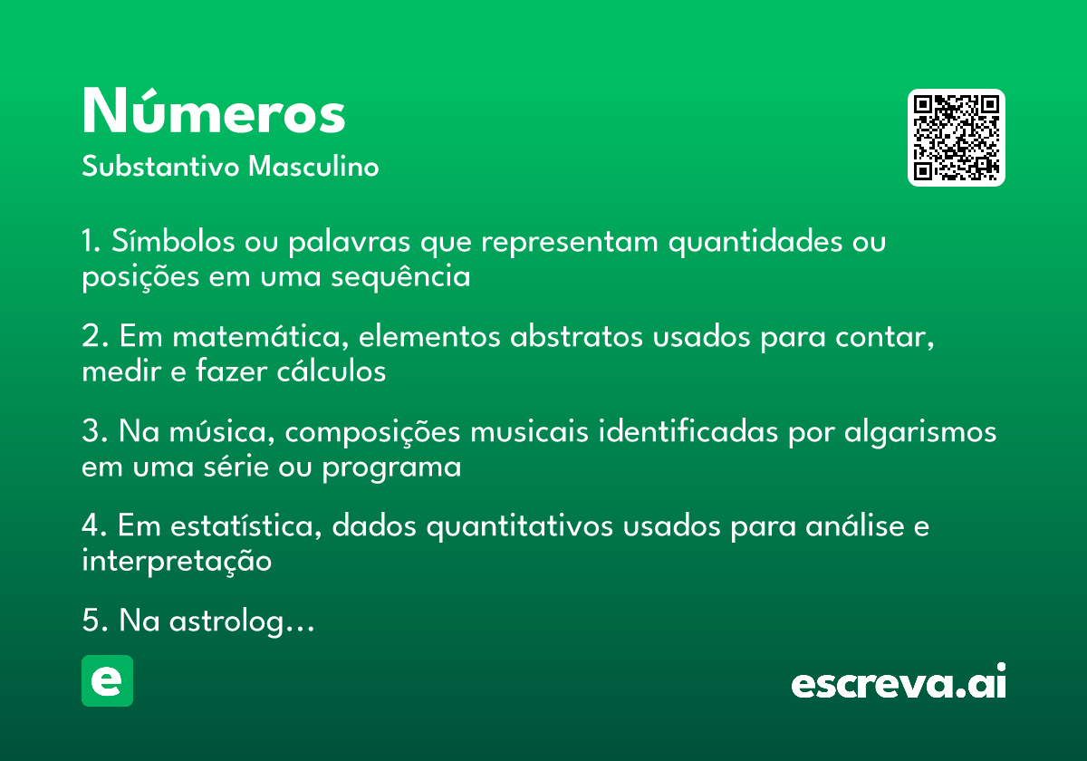 números