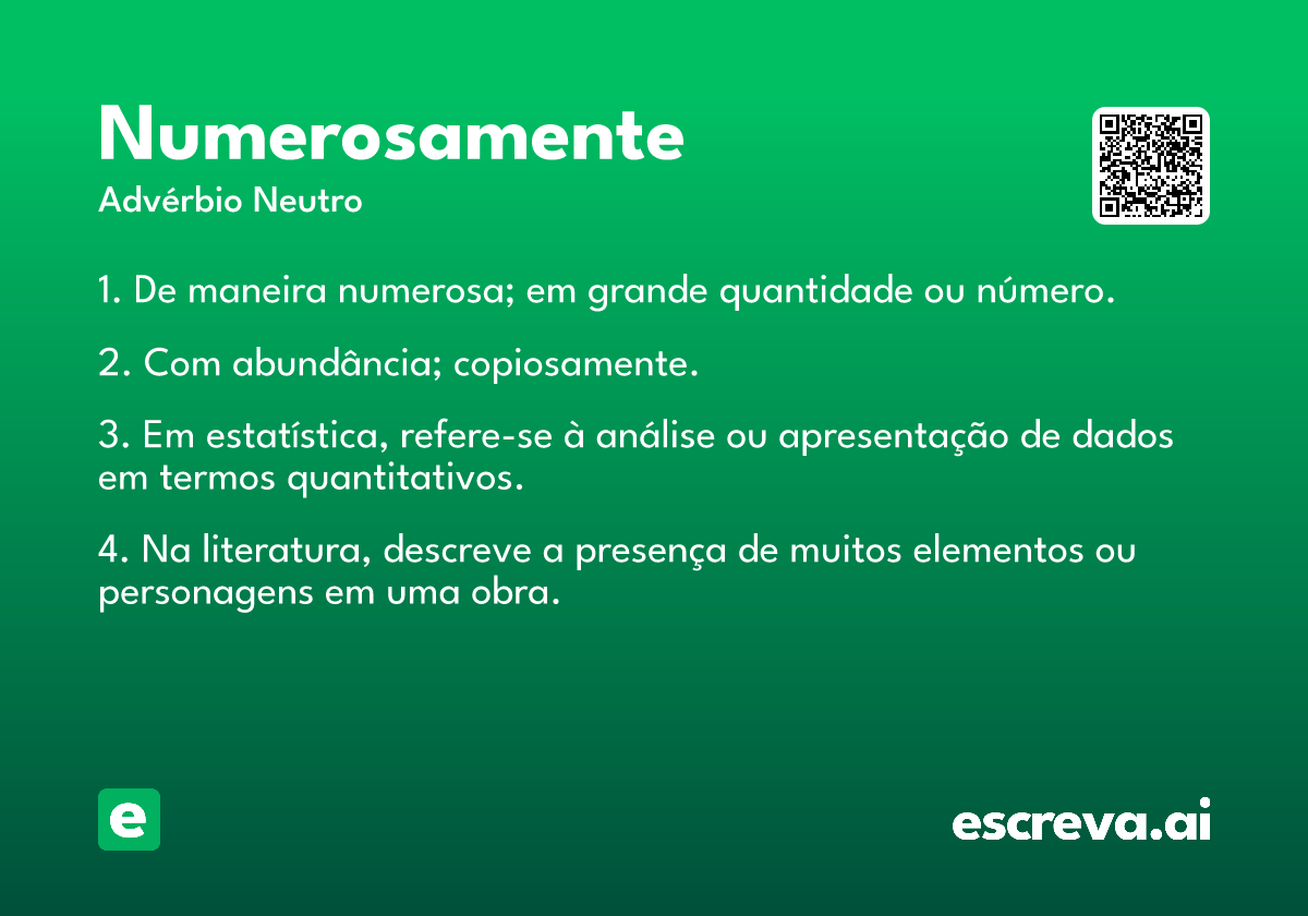 numerosamente