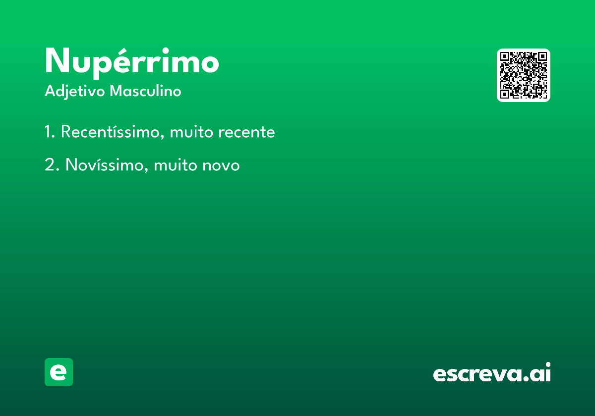 nupérrimo