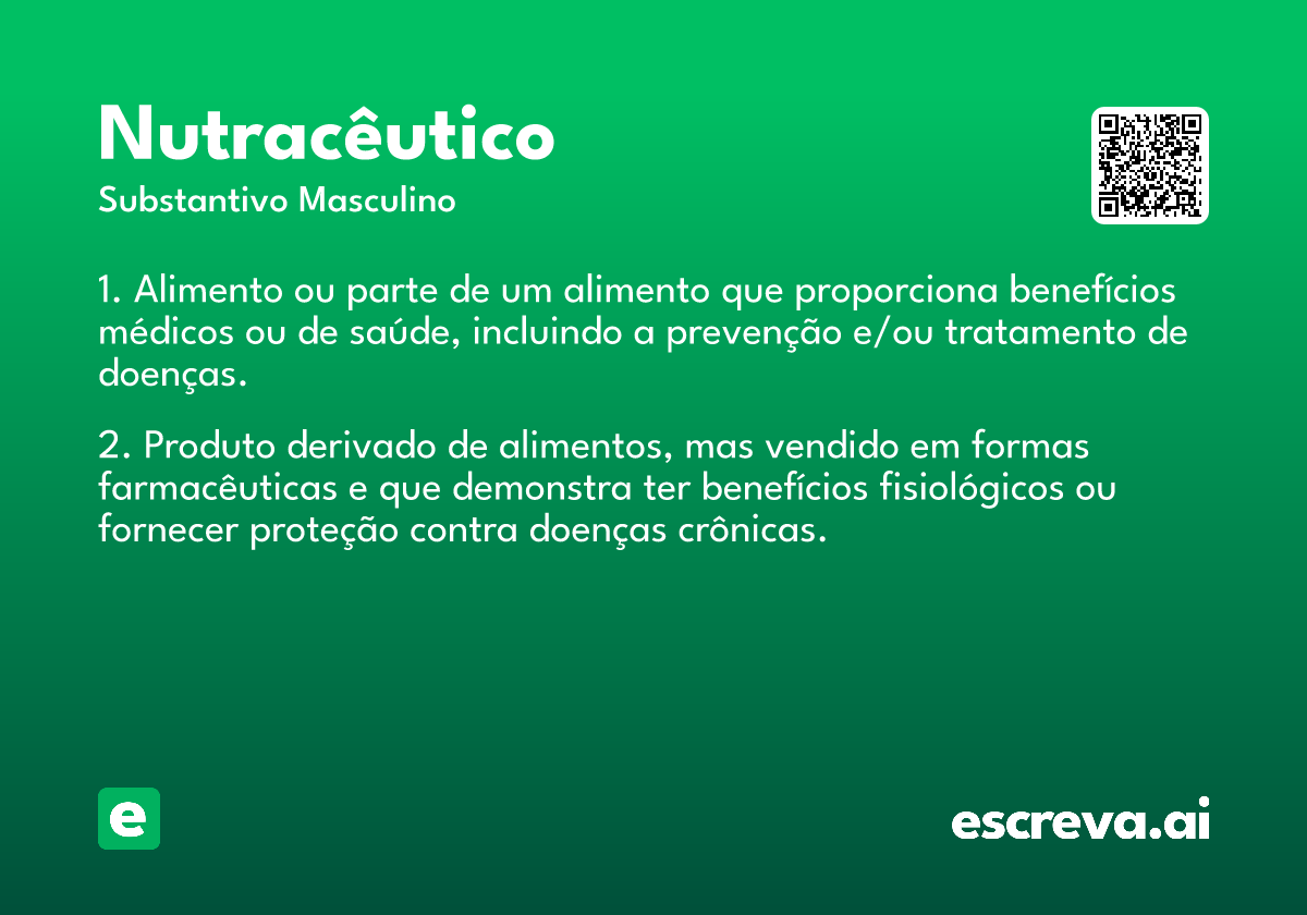 nutracêutico