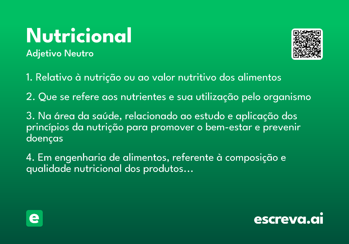 nutricional