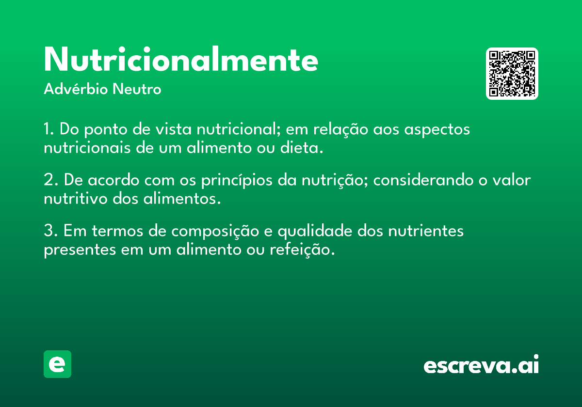 nutricionalmente
