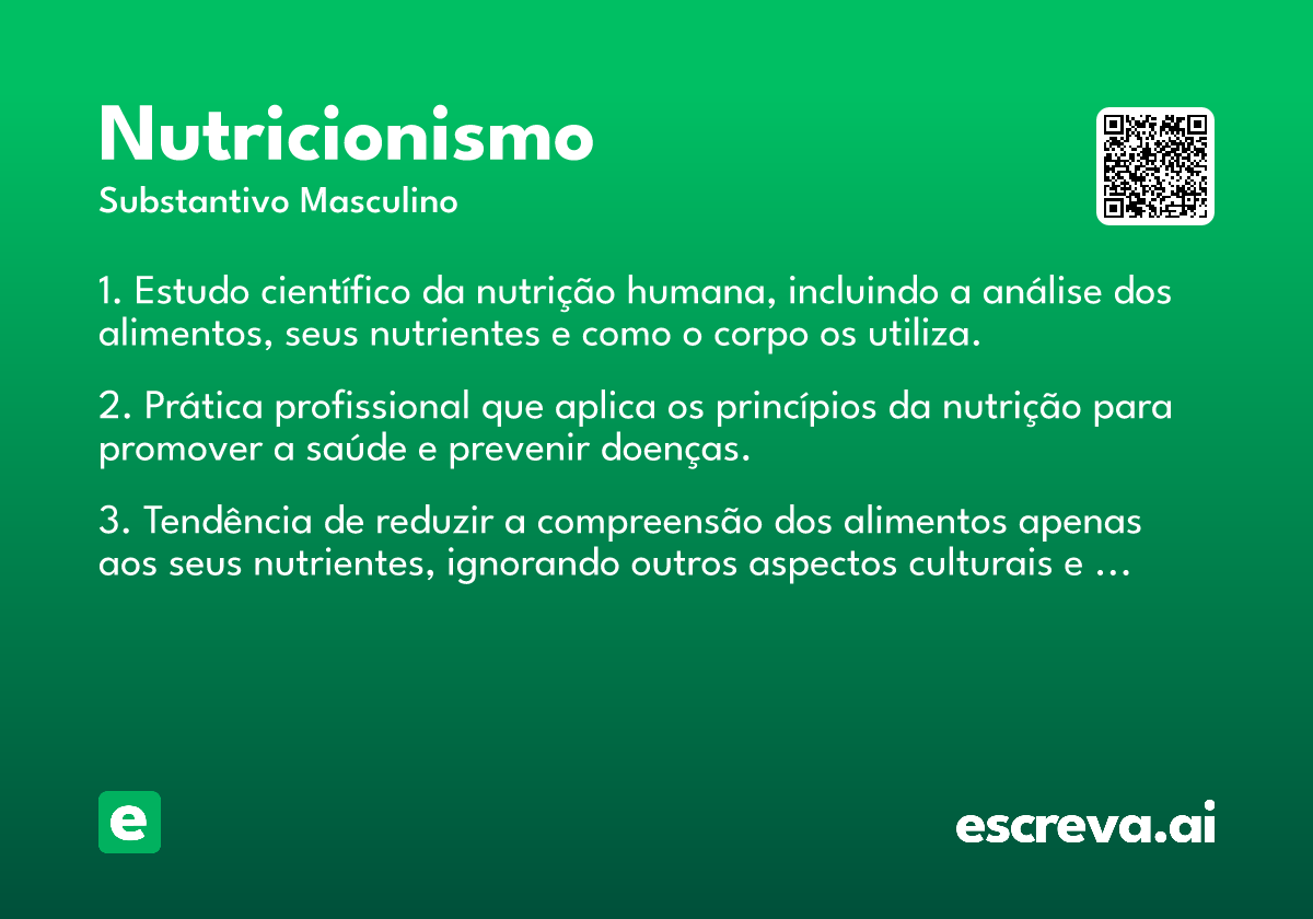 nutricionismo