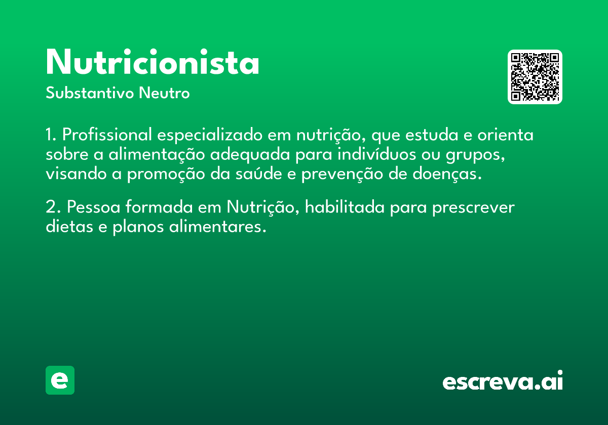 nutricionista