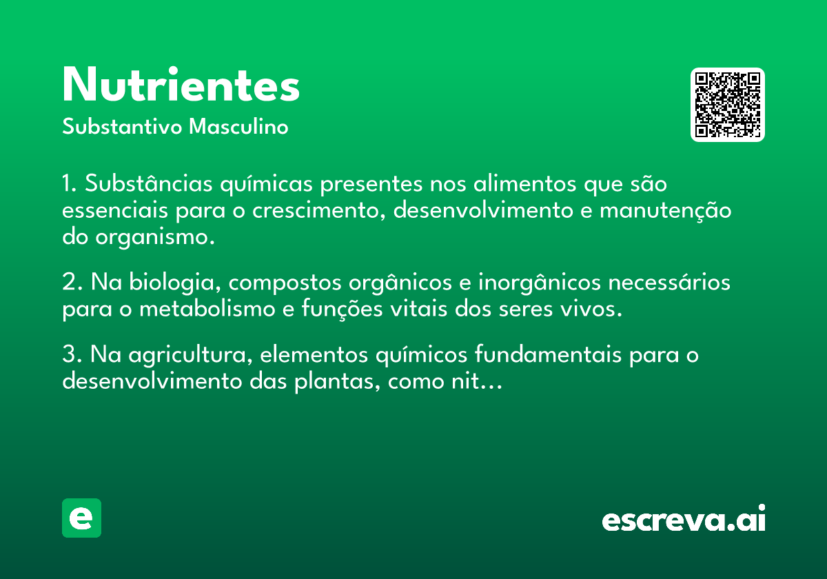 nutrientes