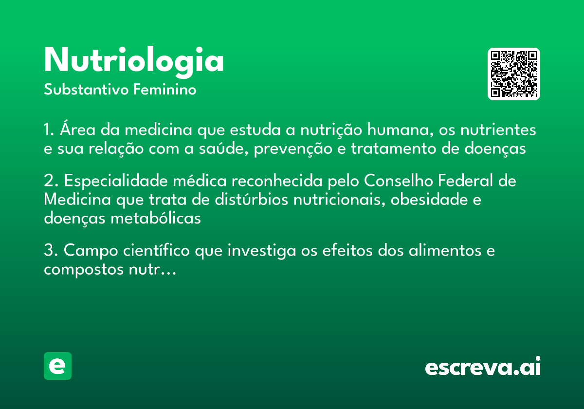 nutriologia