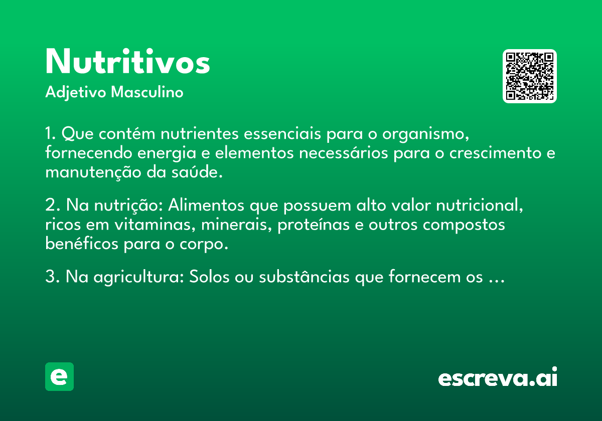nutritivos