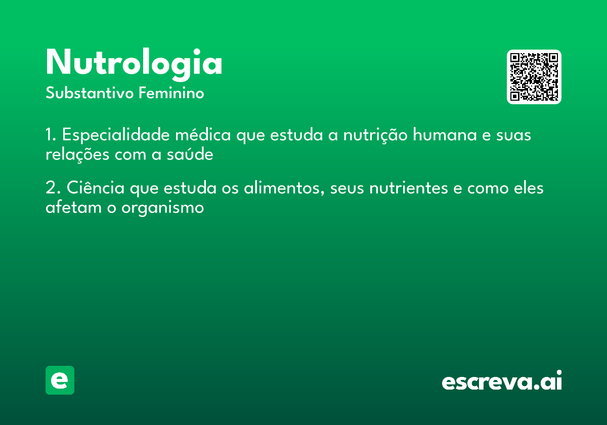 nutrologia