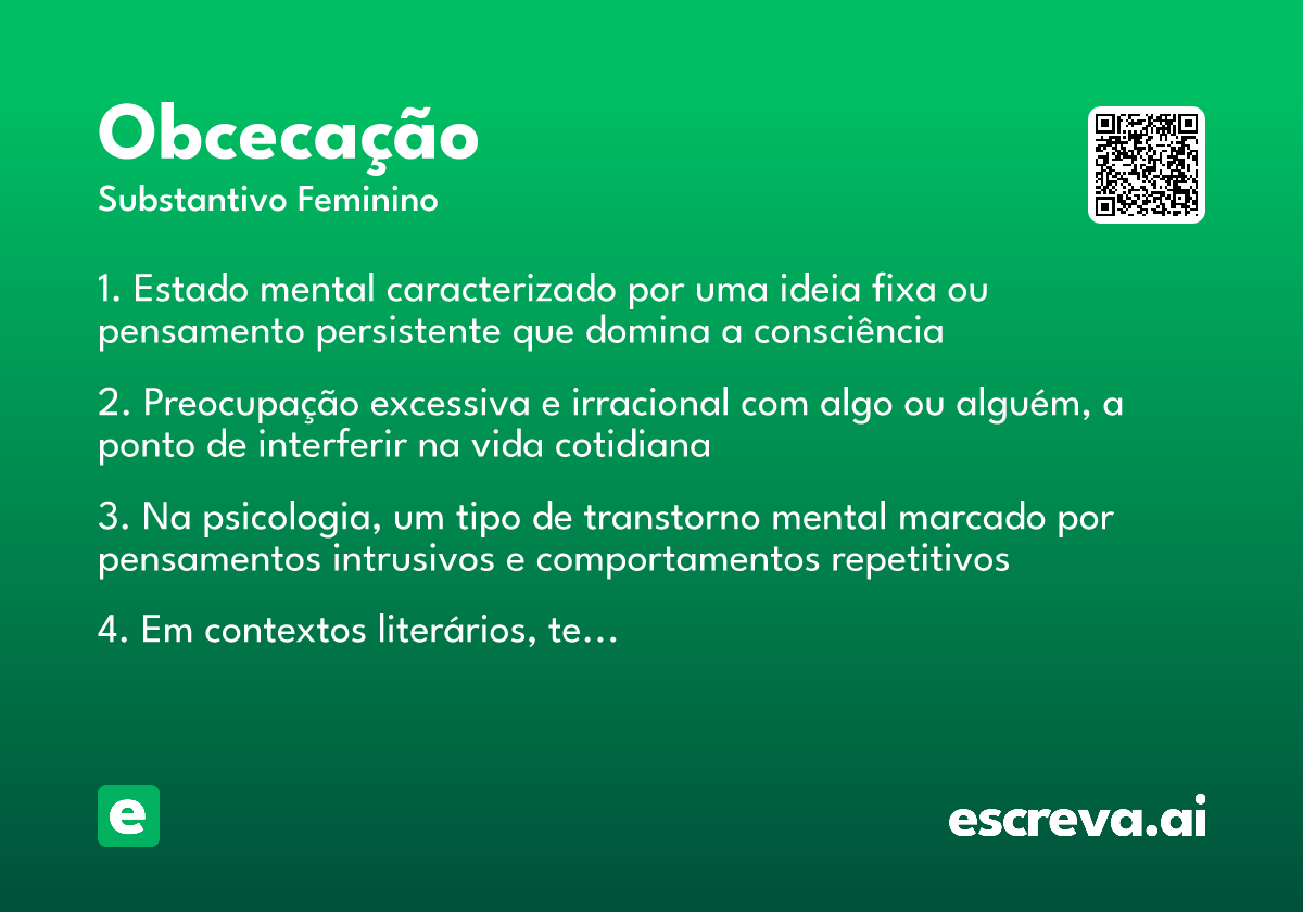 obcecação