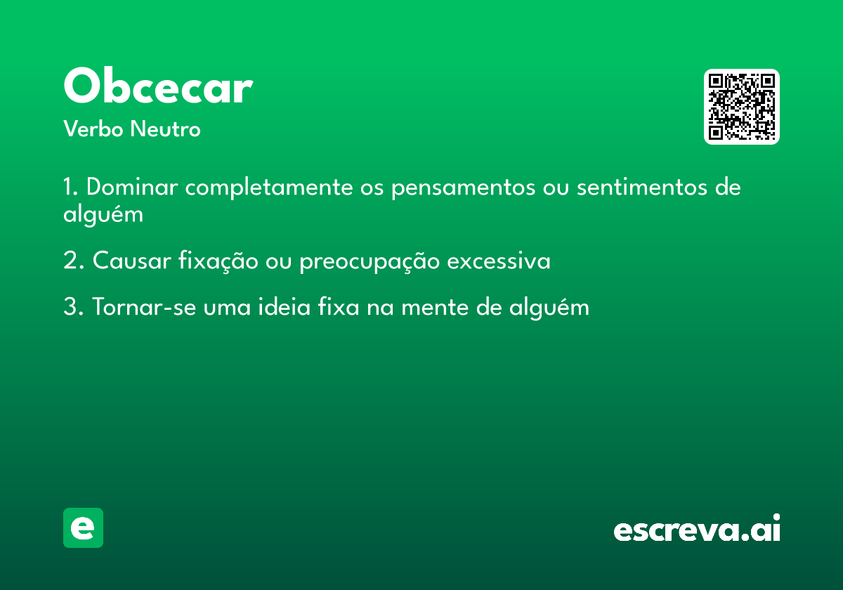 obcecar
