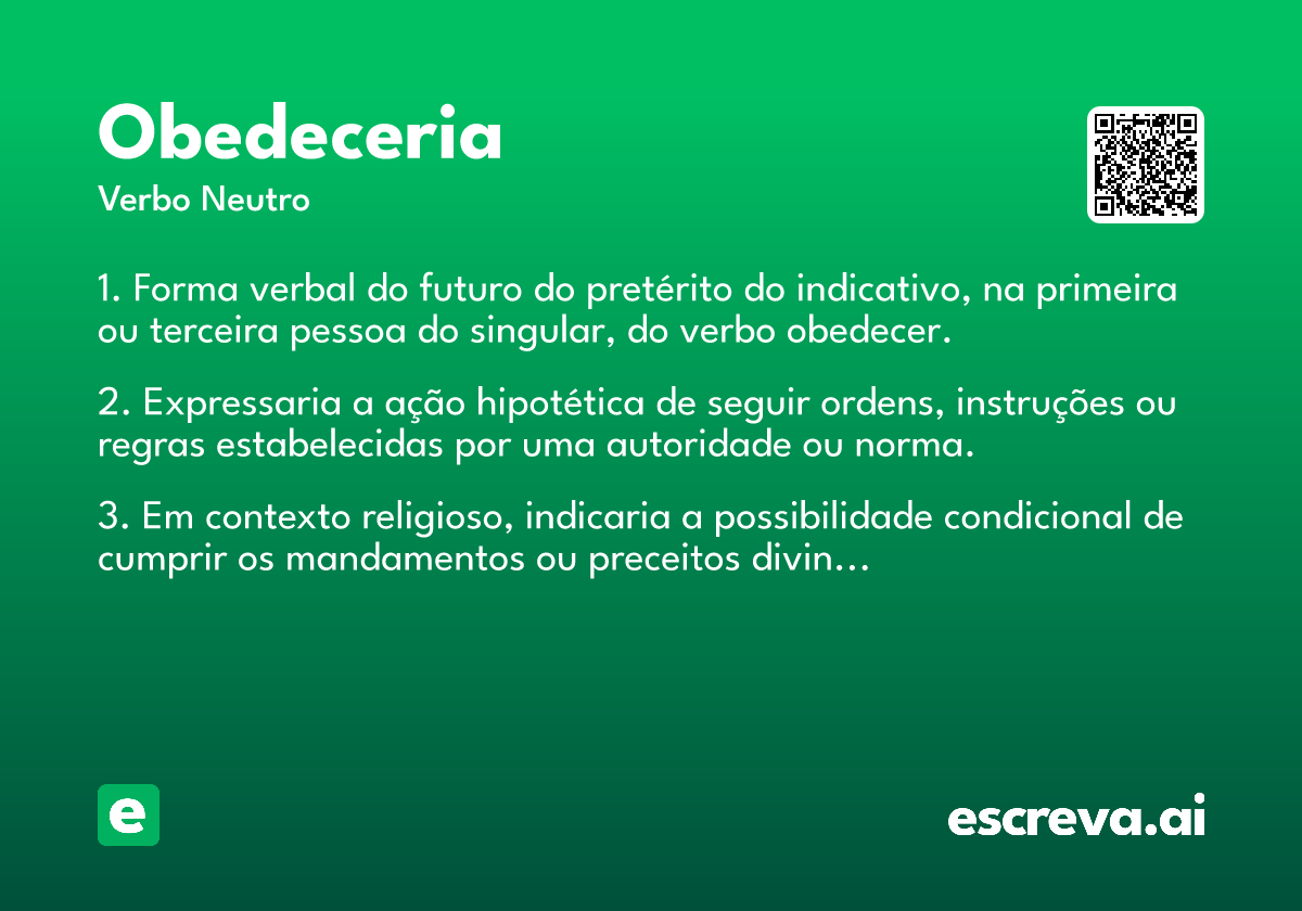 obedeceria