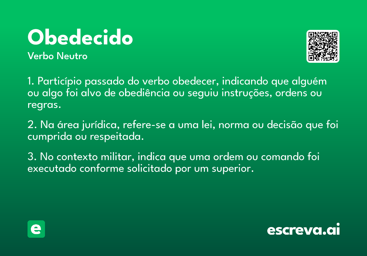 obedecido