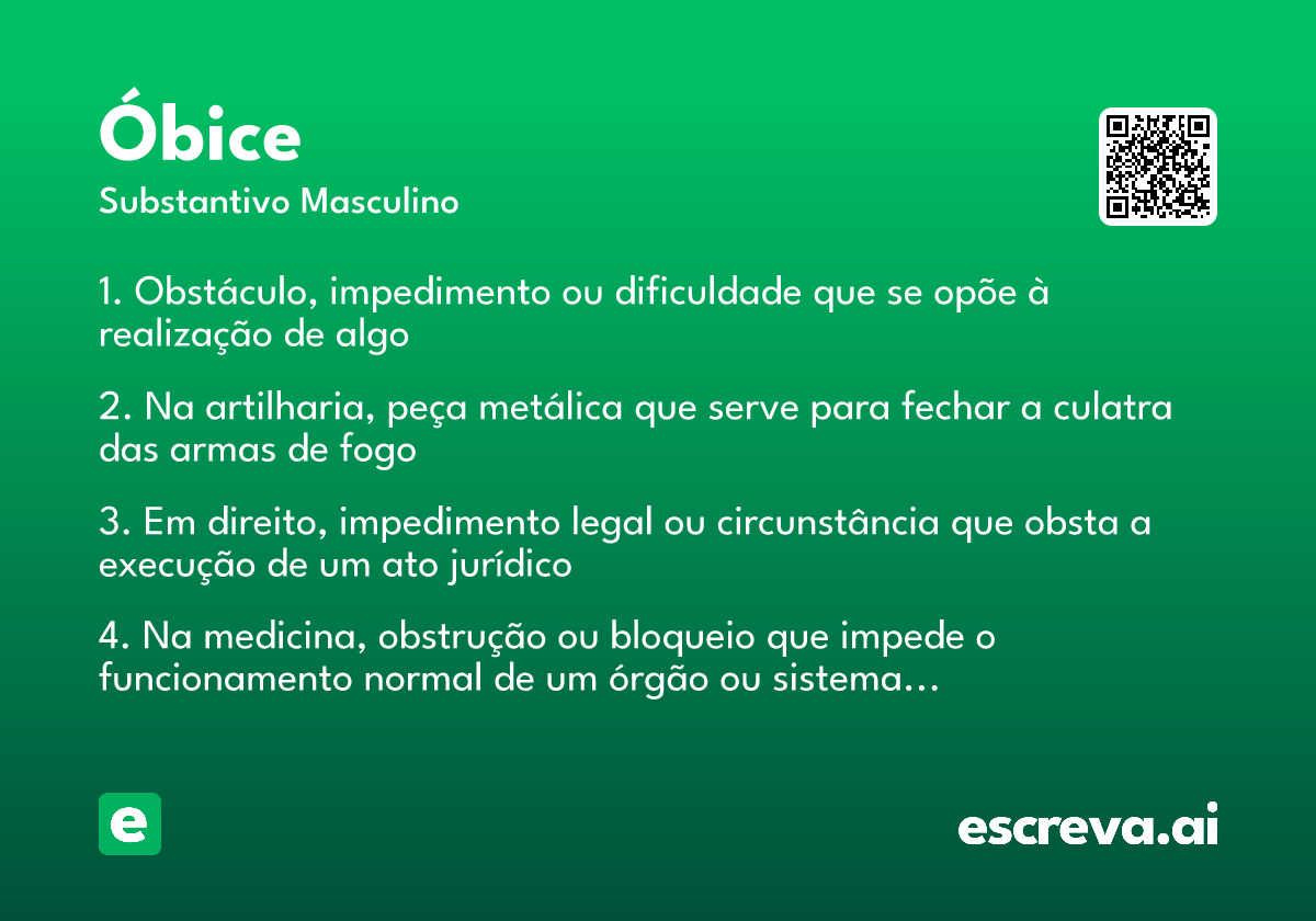 óbice