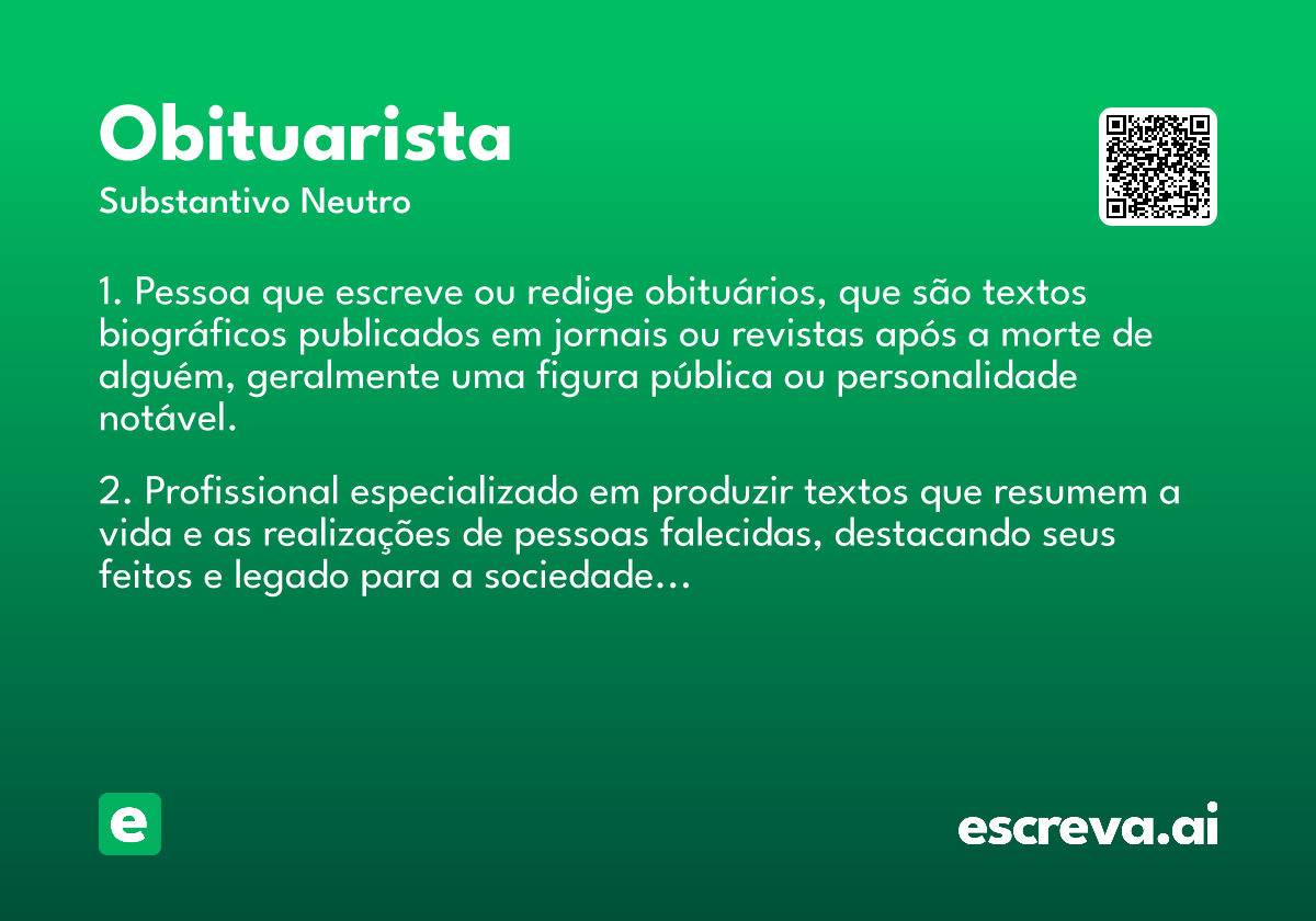 obituarista