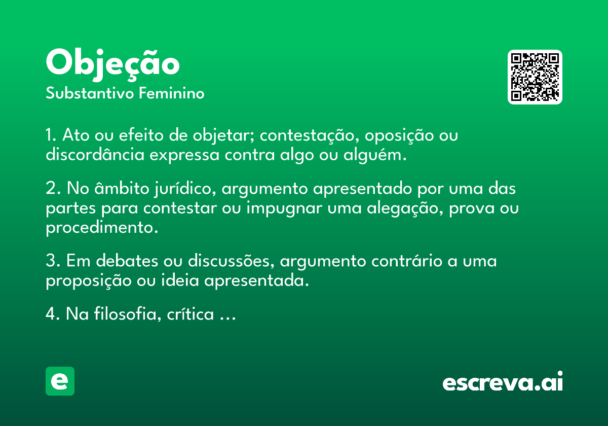 objeção