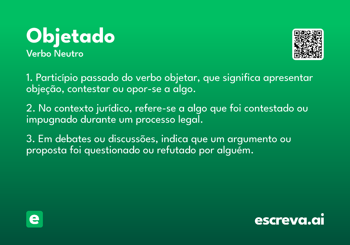 objetado
